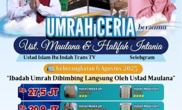 Umrah Ceria Bersama Ust. Maulana & Halifah Intania