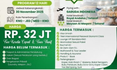 Umroh | Free Kereta Cepat & Tour Thaif