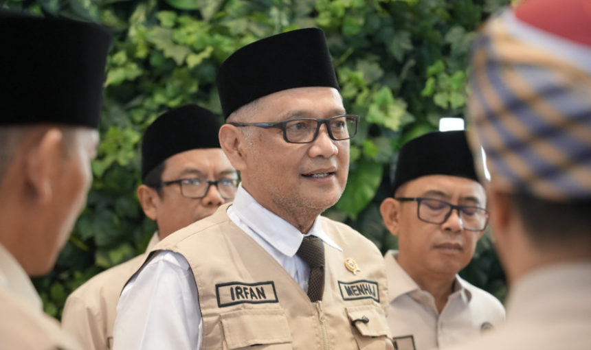 Menhaj Lepas Musrif Diny ke Tanah Suci, Perkuat Sukses Ritual Haji Indonesia