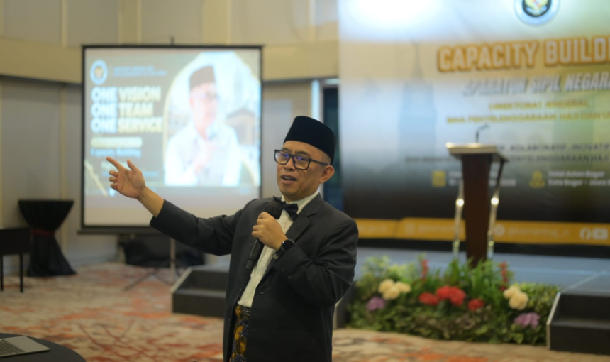 Capacity Building Ditjen Bina PHU Tekankan Satu Visi, Satu Tim, dan Satu Orientasi Pelayanan Jemaah