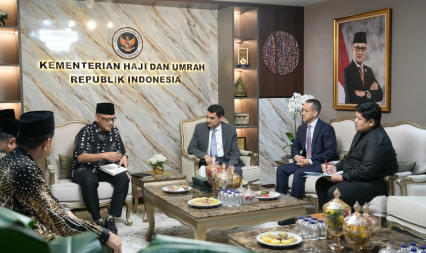 Terima Kunjungan Dubes Yordania, Menhaj Bahas Peluang Wisata Jemaah Haji dan Umrah Indonesia